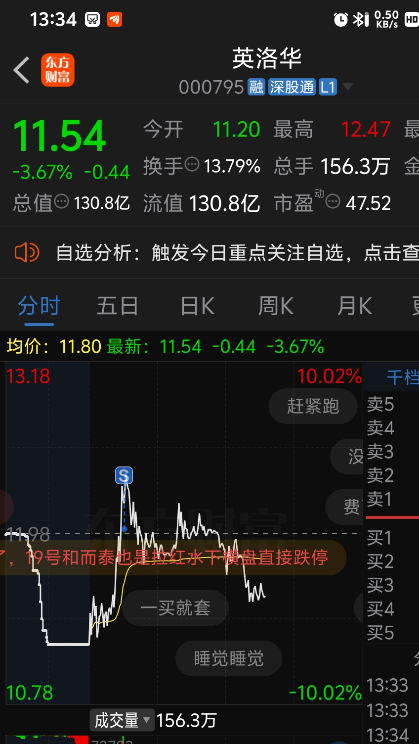 英洛華股票行情深度解析，英洛華股票行情全面解析