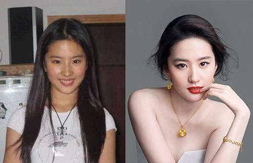 明星化妝前后對比照片大全，揭秘光彩背后的秘密，明星化妝前后對比照揭秘，光彩背后的秘密全解析